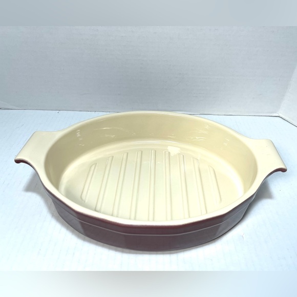 Emile Henry Williams-Sonoma Large Oval Stoneware Roast/Baking Pan